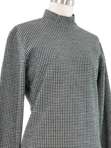 1989 Comme des Garcons Houndstooth Knit Top top arcadeshops.com