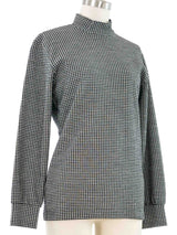 1989 Comme des Garcons Houndstooth Knit Top top arcadeshops.com