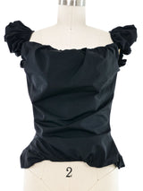 2020 Maison Margiela Puff Sleeve Blouse Top arcadeshops.com