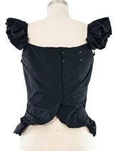 2020 Maison Margiela Puff Sleeve Blouse Top arcadeshops.com