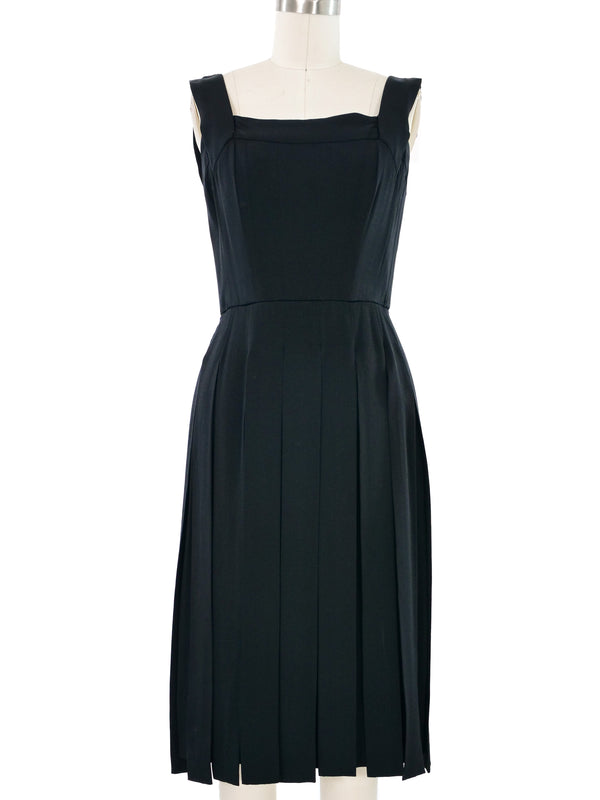 1960s Black Carwash Dress
