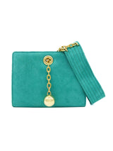 Jean Claude Jitrois Teal Suede Mini Bag Accessory arcadeshops.com