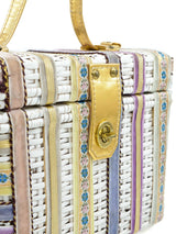 Velvet Stripe Box Bag Accessory arcadeshops.com