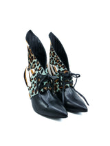 Balenciaga Patchwork Wedge Boots, 37 Accessory arcadeshops.com