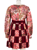 1960s Malcolm Starr Patchwork Babydoll Dress Dress arcadeshops.com