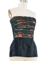 Guy Laroche Lace Overlay Top Top arcadeshops.com