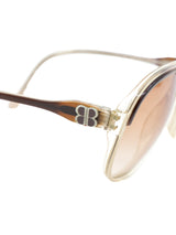 Balenciaga Oversized Aviator Sunglasses Accessory arcadeshops.com