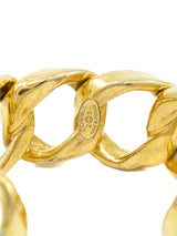 1990 Chanel Oversized Link Cuff Jewelry arcadeshops.com