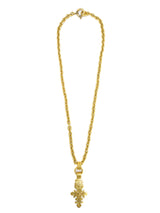 1994 Chanel Cross Pendant Necklace Jewelry arcadeshops.com