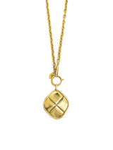 Chanel Quilted Pendant Necklace Jewelry arcadeshops.com