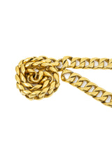 Chanel Goldtone Perfume Bottle Chain Belt Accessory arcadeshops.com