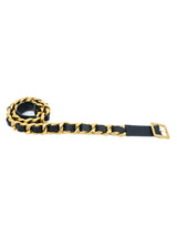 1995 Chanel Woven Chain Belt Accessory arcadeshops.com