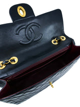 1990s Chanel Quilted Jumbo Half Flap Bag Accessory arcadeshops.com