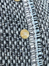 Chanel Metallic Tweed Longline Jacket Jacket arcadeshops.com