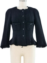 2006 Chanel Black Tweed Jacket Jacket arcadeshops.com