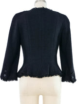 2006 Chanel Black Tweed Jacket Jacket arcadeshops.com
