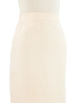 1980s Chanel Ribbon Trim Skirt Bottom arcadeshops.com