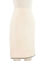 1980s Chanel Ribbon Trim Skirt Bottom arcadeshops.com