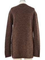 1998 Chanel Brown Mohair Cardigan Top arcadeshops.com