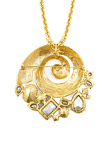 Oscar de la Renta Convertible Shell Pendant Jewelry arcadeshops.com