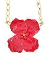 Carolina Herrera Red Poppy Necklace Jewelry arcadeshops.com
