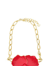 Carolina Herrera Red Poppy Necklace Jewelry arcadeshops.com