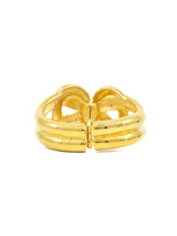 Kenneth Jay Lane Goldtone Knot Cuff Jewelry arcadeshops.com