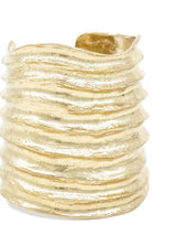 Oscar de la Renta Goldtone Fluted Cuff Jewelry arcadeshops.com