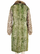 Lanvin Patchwork Fur Coat Outerwear arcadeshops.com