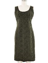 2010 Prada Green Eyelet Dress Dress arcadeshops.com