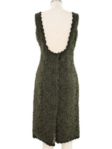 2010 Prada Green Eyelet Dress Dress arcadeshops.com