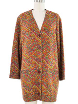 Missoni Multicolor Longline Cardigan Outerwear arcadeshops.com