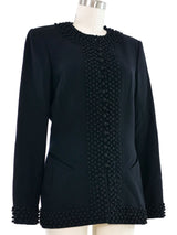 Balmain Cord Accented Blazer Jacket arcadeshops.com