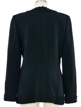 Balmain Cord Accented Blazer Jacket arcadeshops.com