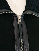 Gucci Shearling Suede Jacket Jacket arcadeshops.com