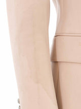 Balmain Blush Wool Blazer Jacket arcadeshops.com