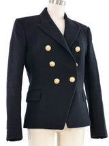 Balmain Classic Black Blazer Jacket arcadeshops.com