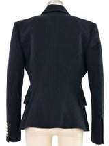 Balmain Classic Black Blazer Jacket arcadeshops.com