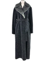 1997 Yeohlee Gray Felted Duster Outerwear arcadeshops.com