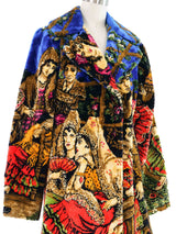 Chenille Upcycled Tapestry Duster Outerwear arcadeshops.com