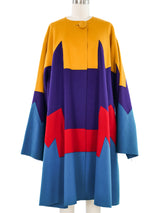 1970s Giorgio di Sant'Angelo Rainbow Swing Coat Outerwear arcadeshops.com