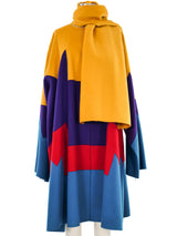1970s Giorgio di Sant'Angelo Rainbow Swing Coat Outerwear arcadeshops.com