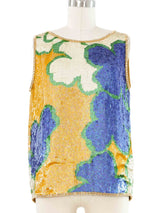 1985 Pierre Cardin Sequin Top