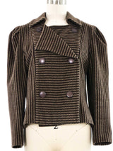 1980s Pierre Cardin Tweed Wool Jacket