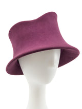 Phillip Treacy Plum Felted Hat Accessory arcadeshops.com