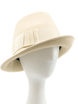 Phillip Treacy Ivory Fedora Accessory arcadeshops.com