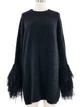 1993 Gucci Fringe Boucle Sweater