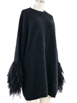 1993 Gucci Fringe Boucle Sweater