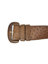 Donna Karan Ostrich Belt Accessory arcadeshops.com