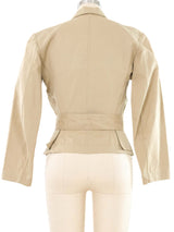 Alaia Belted Safari Blazer Jacket arcadeshops.com